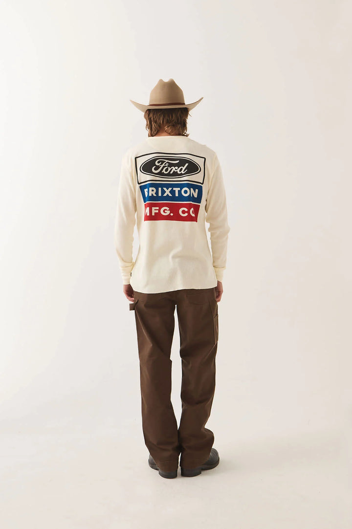 Brixton Mens Ford Service Dept Waffle L/S