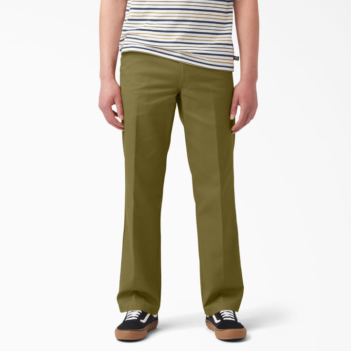 Dickies Mens Skateboarding Twill Pants | Green Moss