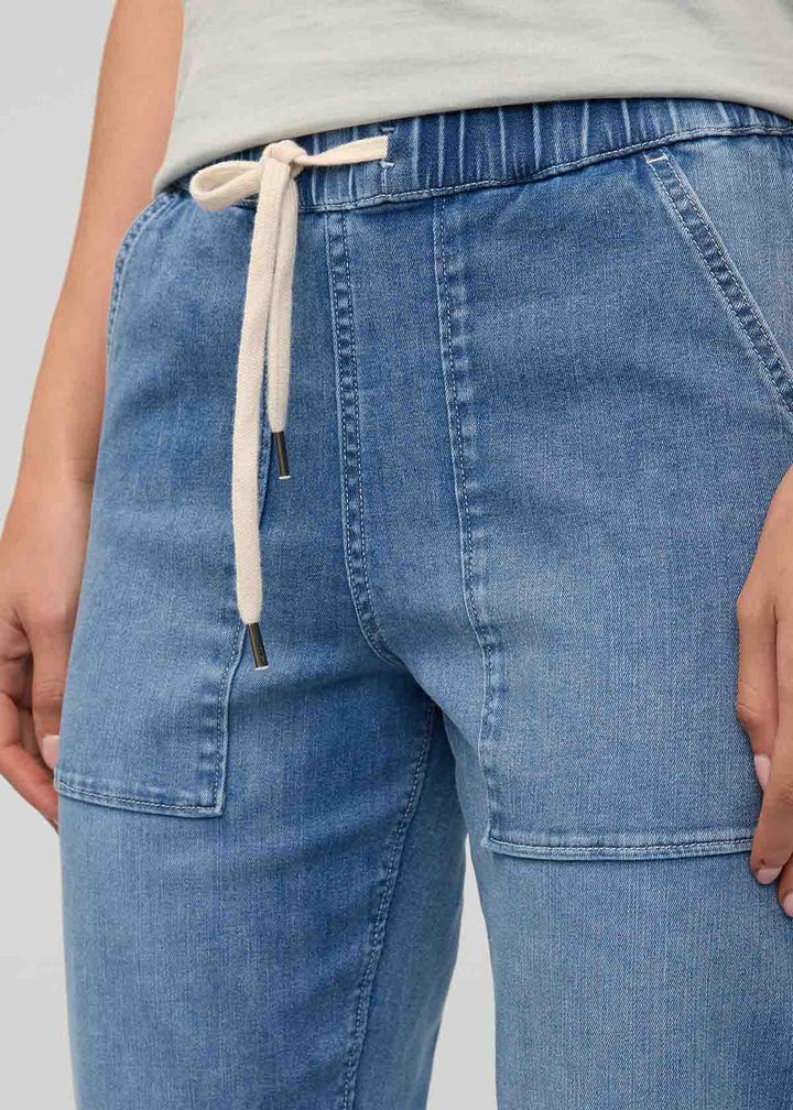Duer Perf Denim Lite Harbour Pant 27" (Womens) | Light Stone