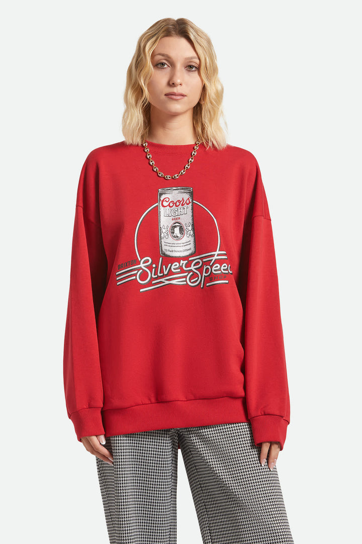 Brixton Coors Light Caster Crew Fleece (Women&