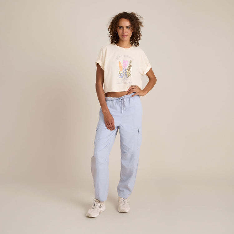 Roark Nature Cropped Boxy Tee (Women&