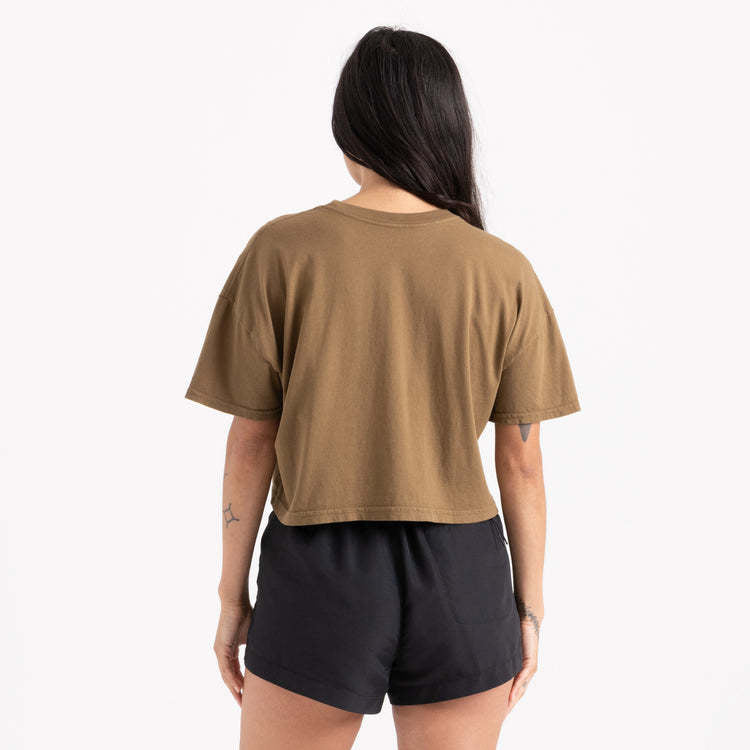 Roark Earth Mystic Cropped Boxy Tee (Women&