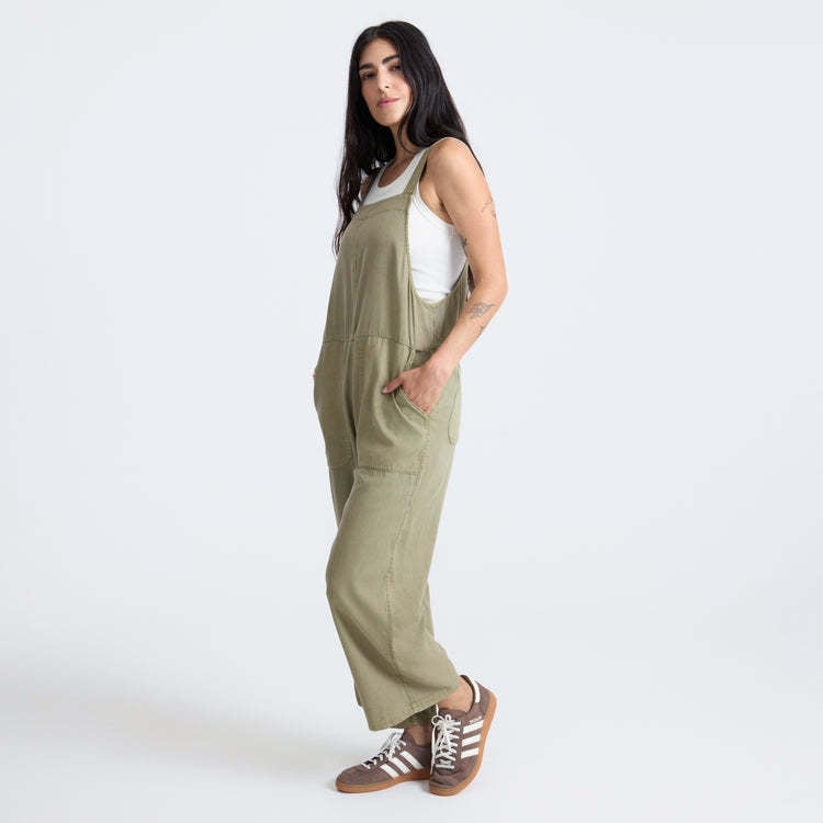 Roark Costa Jumpsuit (Womens) | Dusty Olive