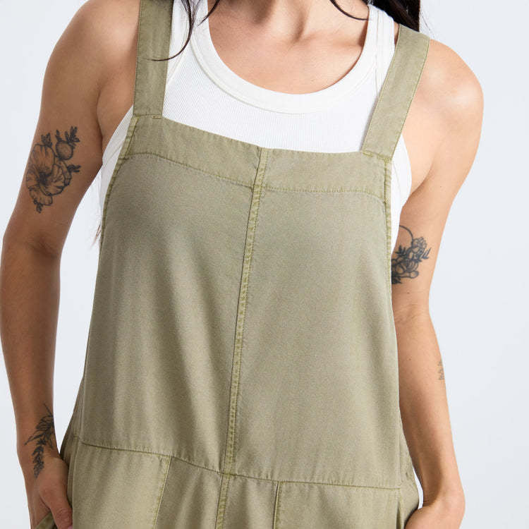 Roark Costa Jumpsuit (Womens) | Dusty Olive