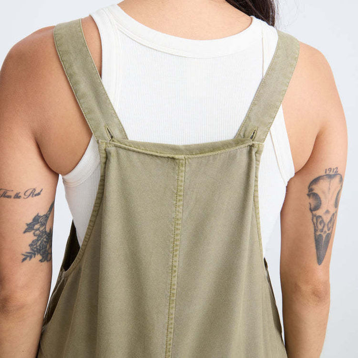 Roark Costa Jumpsuit (Womens) | Dusty Olive