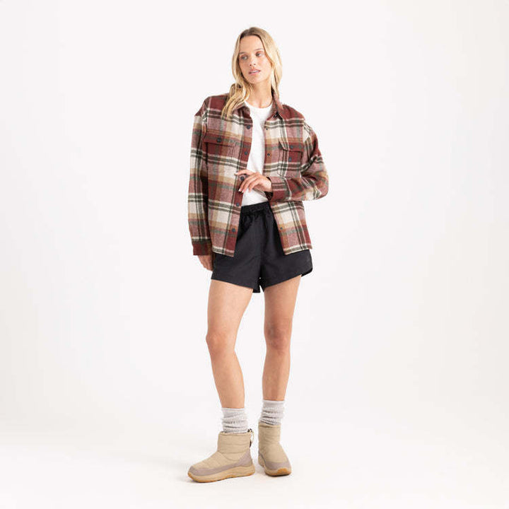 Roark Amberley Ls Flannel (Womens) | Sangria