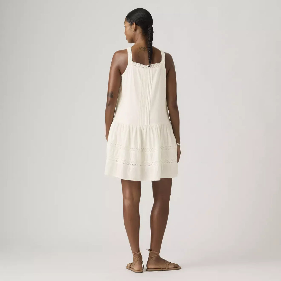 Levis Kate Slip Mini Dress (Womens) | Cloud Dancer