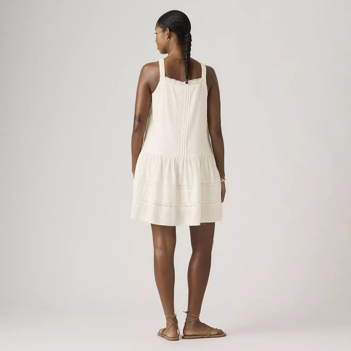 Levis Kate Slip Mini Dress (Womens) | Cloud Dancer