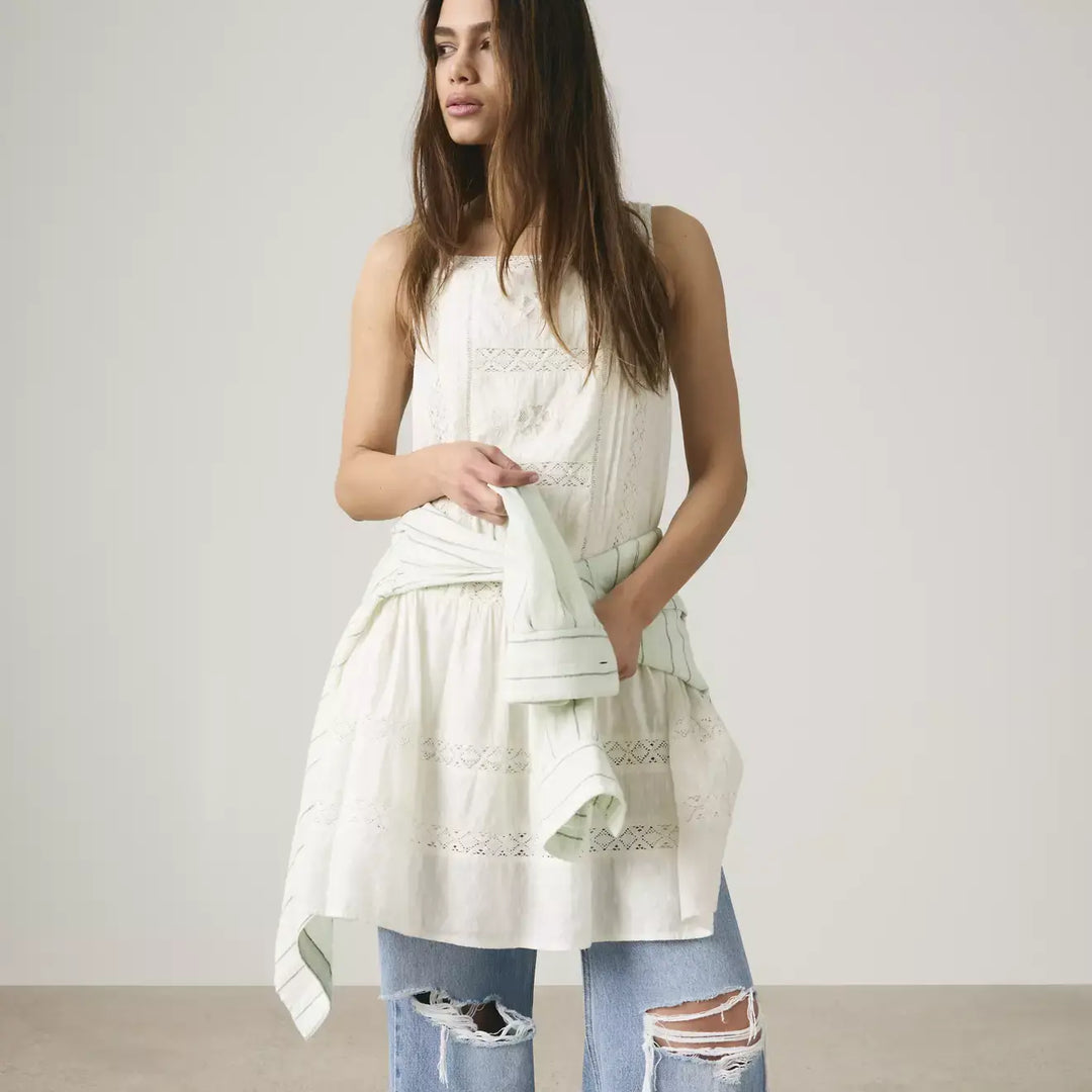 Levis Kate Slip Mini Dress (Womens) | Cloud Dancer