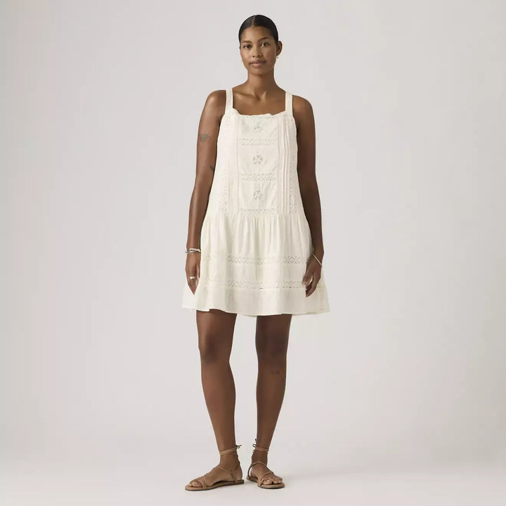 Levis Kate Slip Mini Dress (Womens) | Cloud Dancer