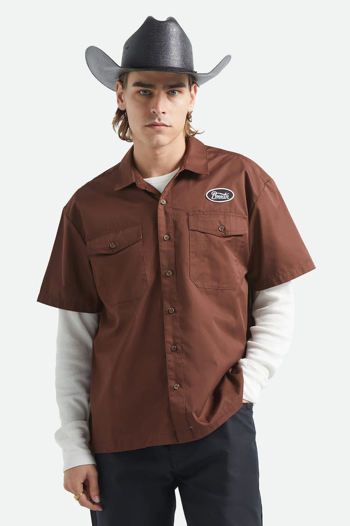 Brixton Builders Olson Short Sleeve Woven (Men&