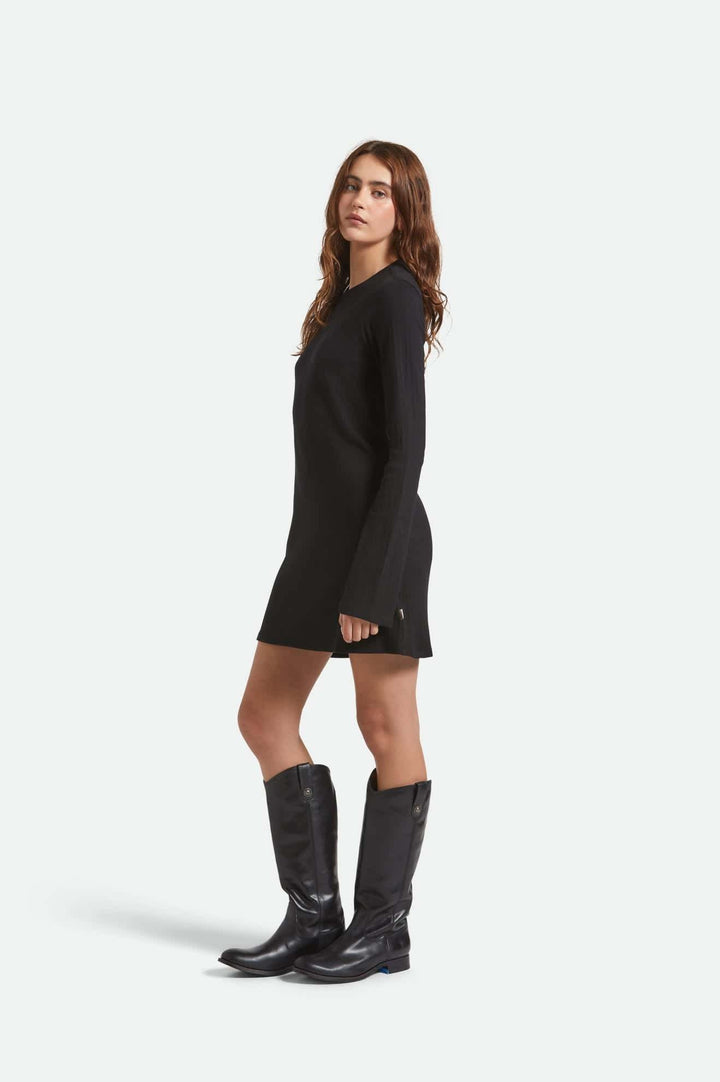 Brixton Dolly L/S Knit Dress (Womens) | Black