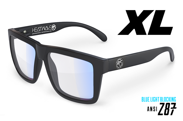 Heatwave XL Vise Z87 Black | Blue Light Blocking Lens