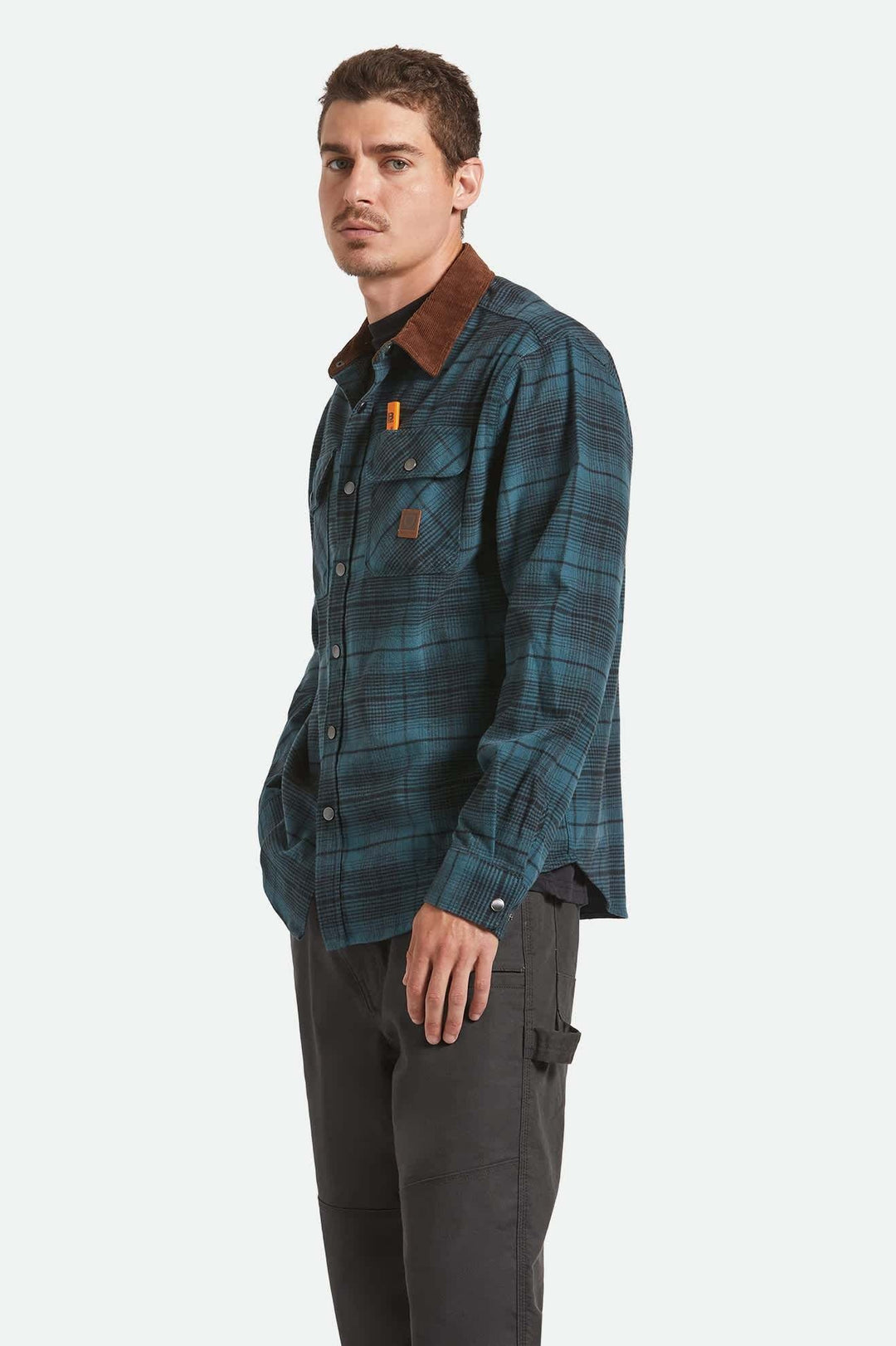 Brixton Builders Bowery Perf Flannel (Men&