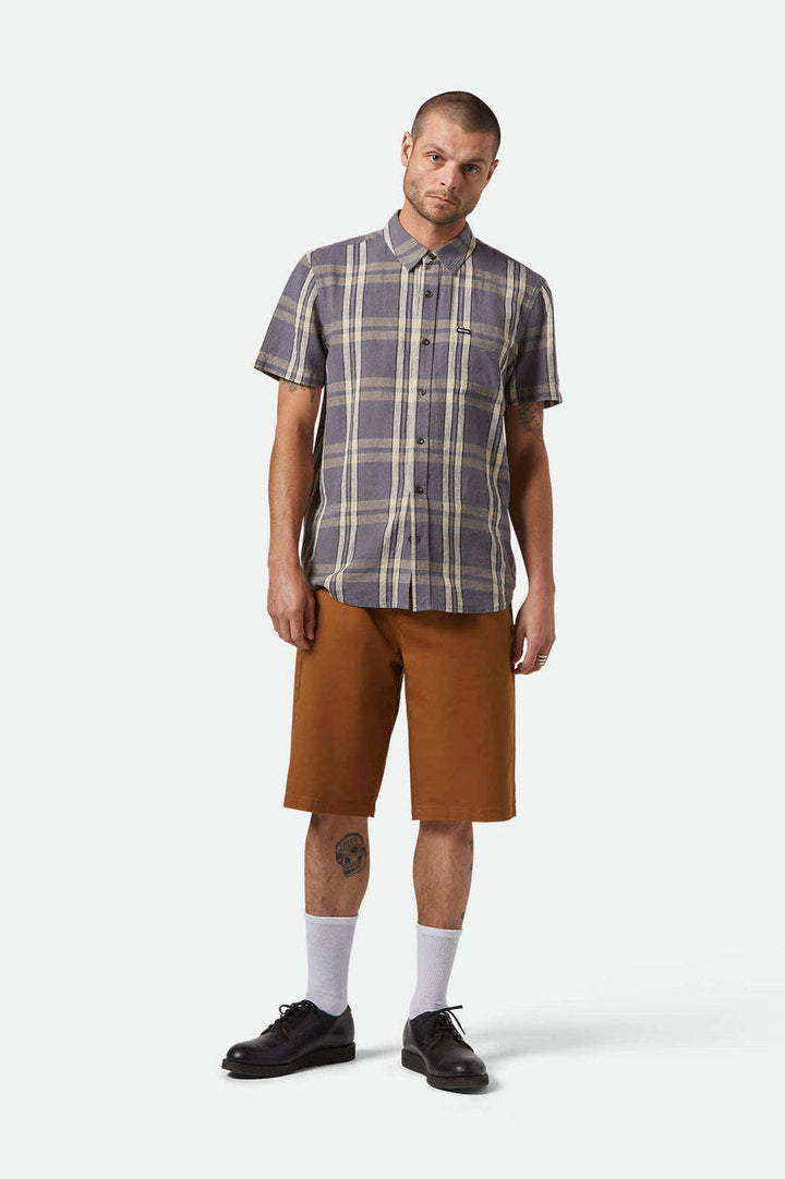 Brixton Choice Chino Baggy Short (Mens) | Washed Copper