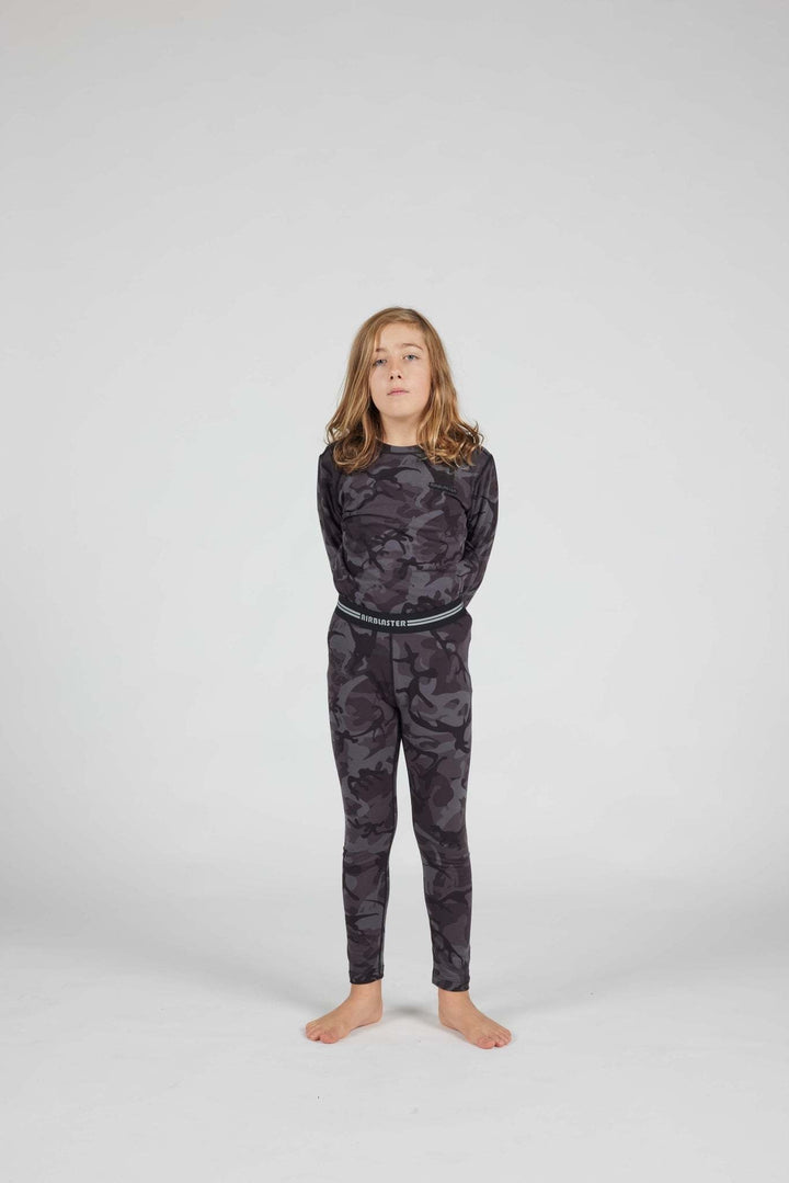 Airblaster Base Layer Bottom (Youth) 2026 | Black Dinoflage
