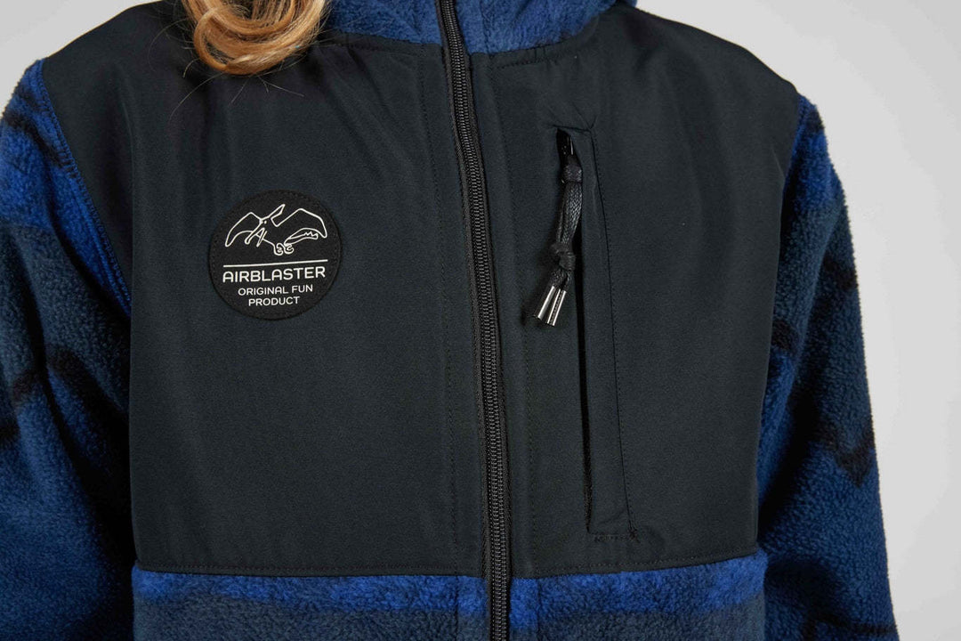 Airblaster Fleece Youth Snow Jacket 2026 | Dark Wave