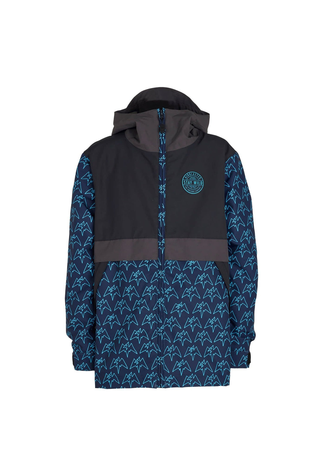 Airblaster Trencher Full Zip Youth Snow Jacket 2026 | Bluebird Terry
