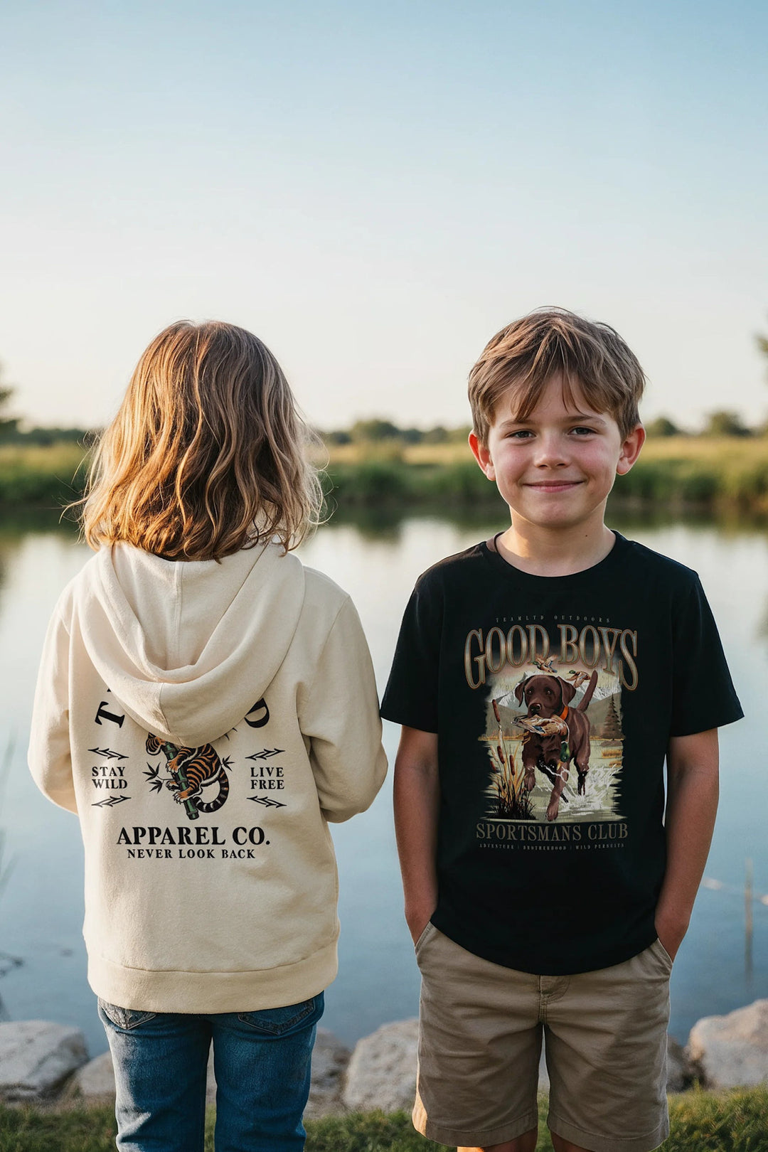 TEAMLTD Good Boy Tee (Youth) | Washed Black