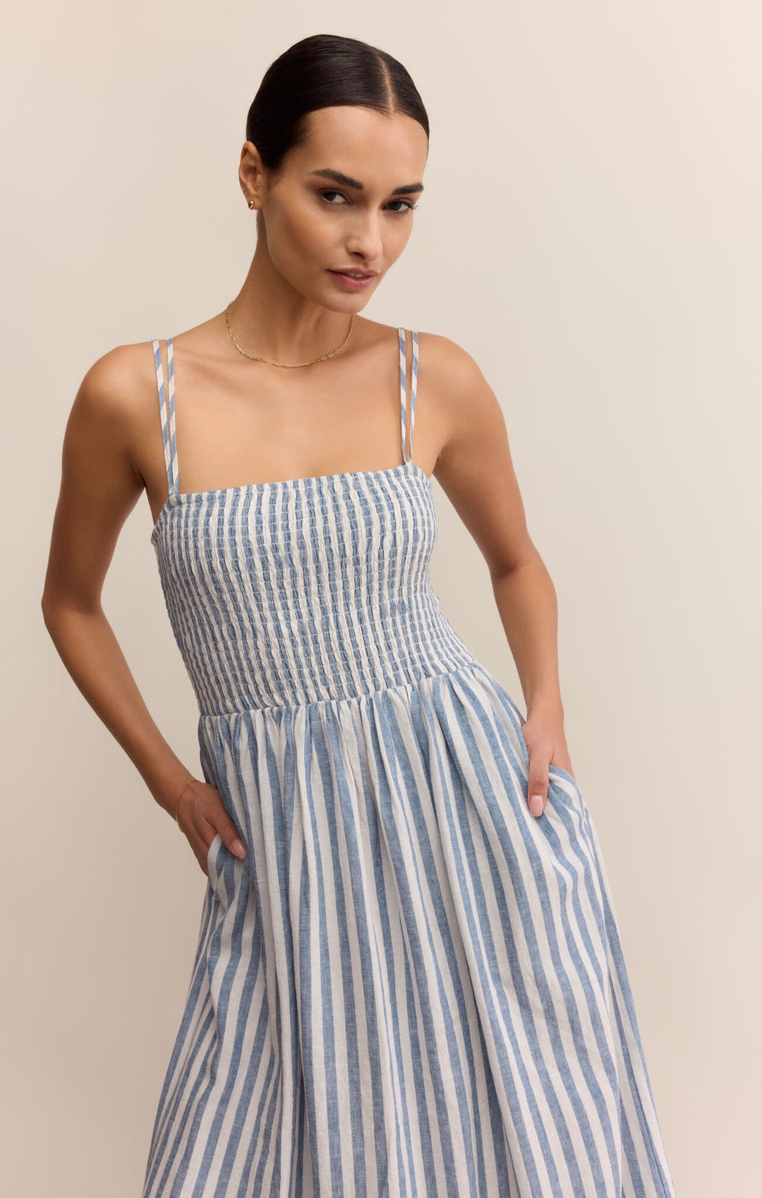 Z Supply Nadine Striped Midi Dress | Boathouse