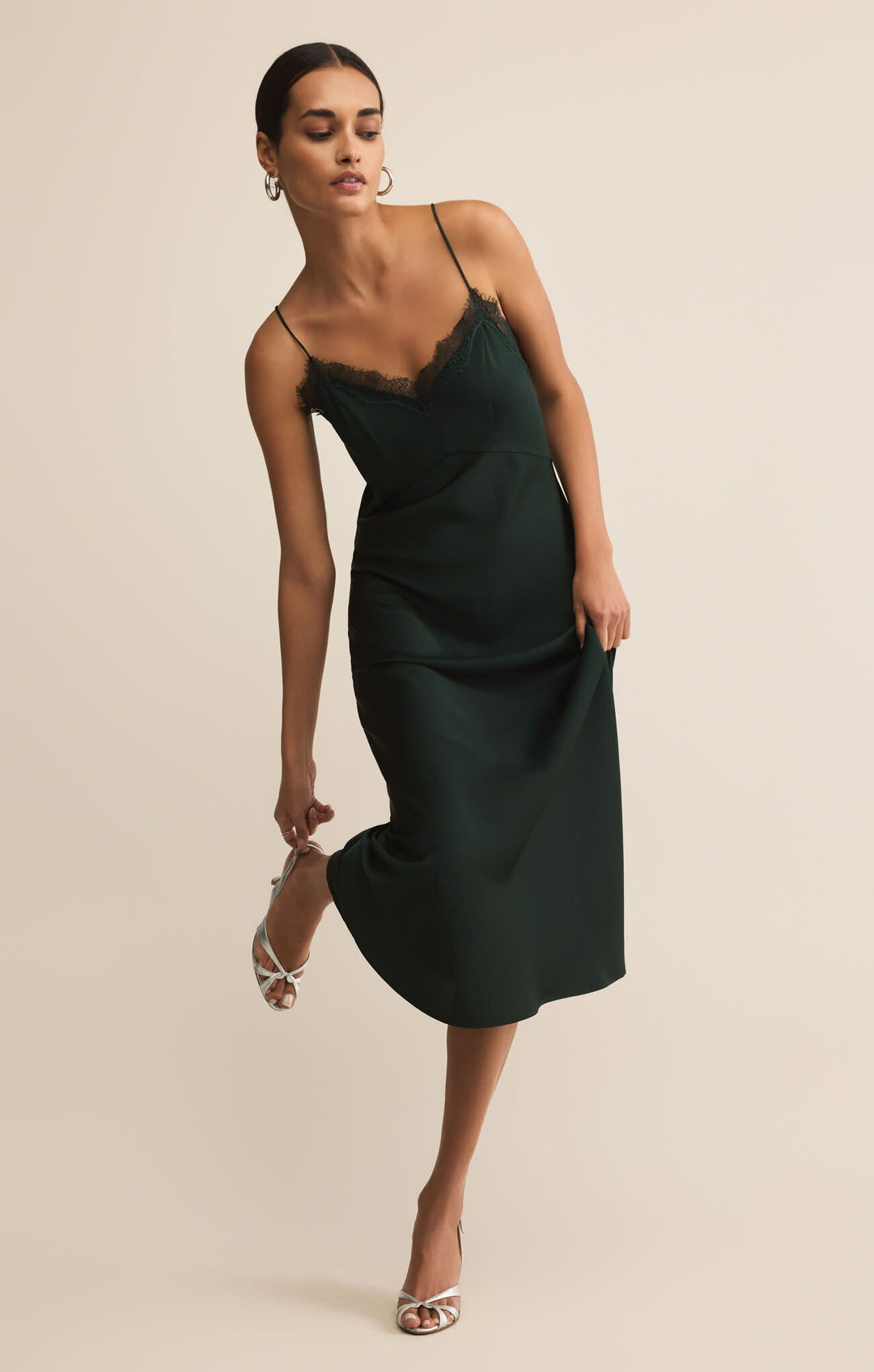 Z Supply After Hours Midi Dress | Garland Green
