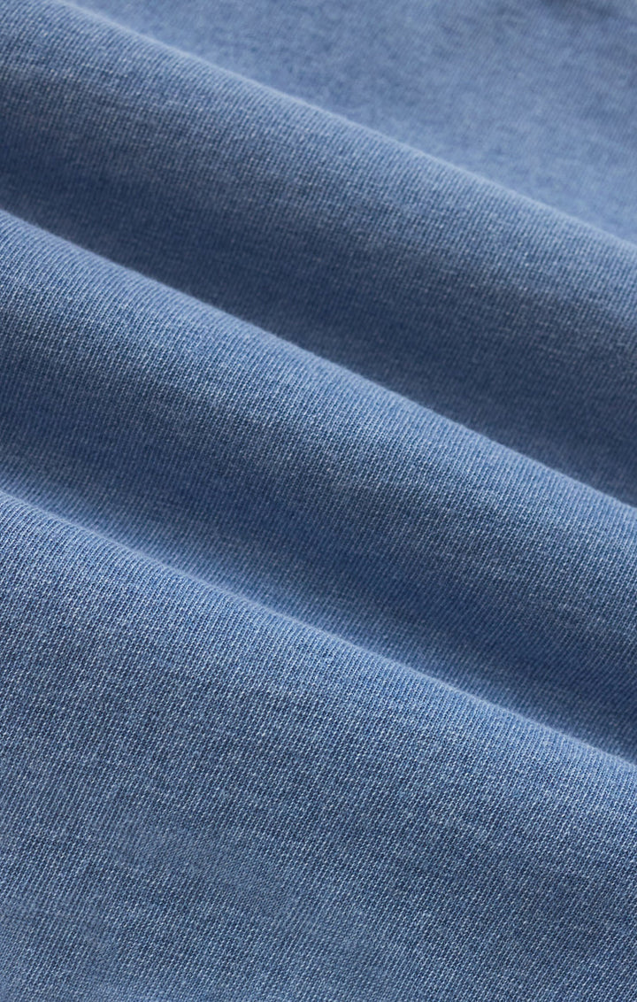 Z Supply Kalani Jersey Denim Dress | Santorini Indigo