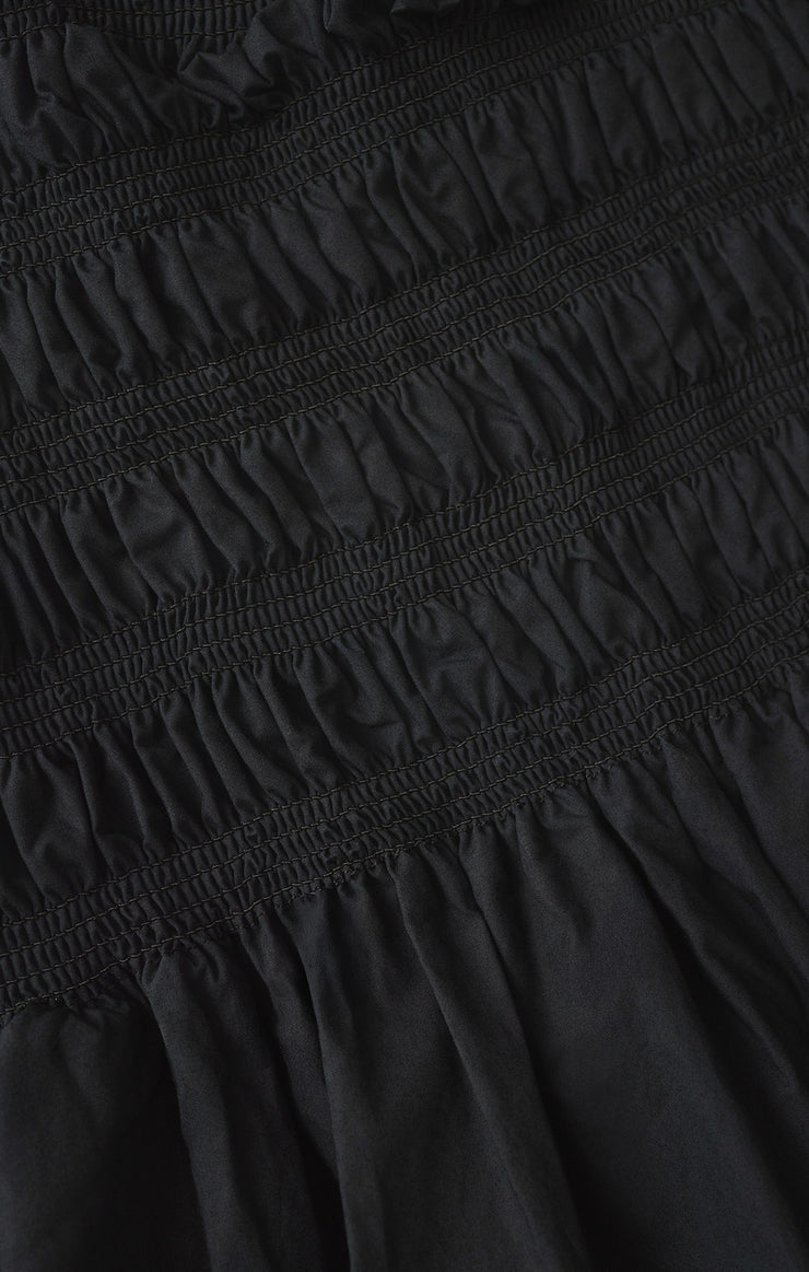 Z Supply Cornelia Poplin Midi Dress | Black