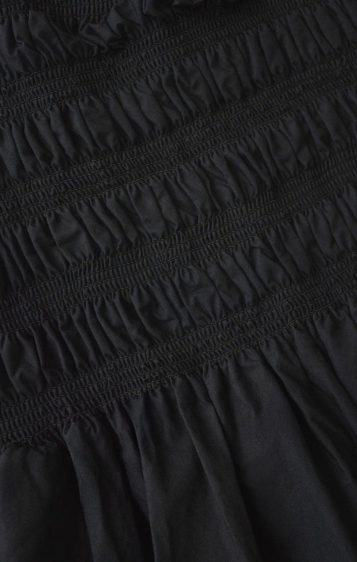 Z Supply Cornelia Poplin Midi Dress | Black