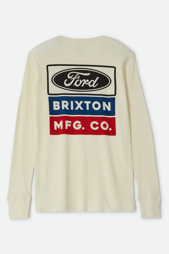 Brixton Mens Ford Service Dept Waffle L/S