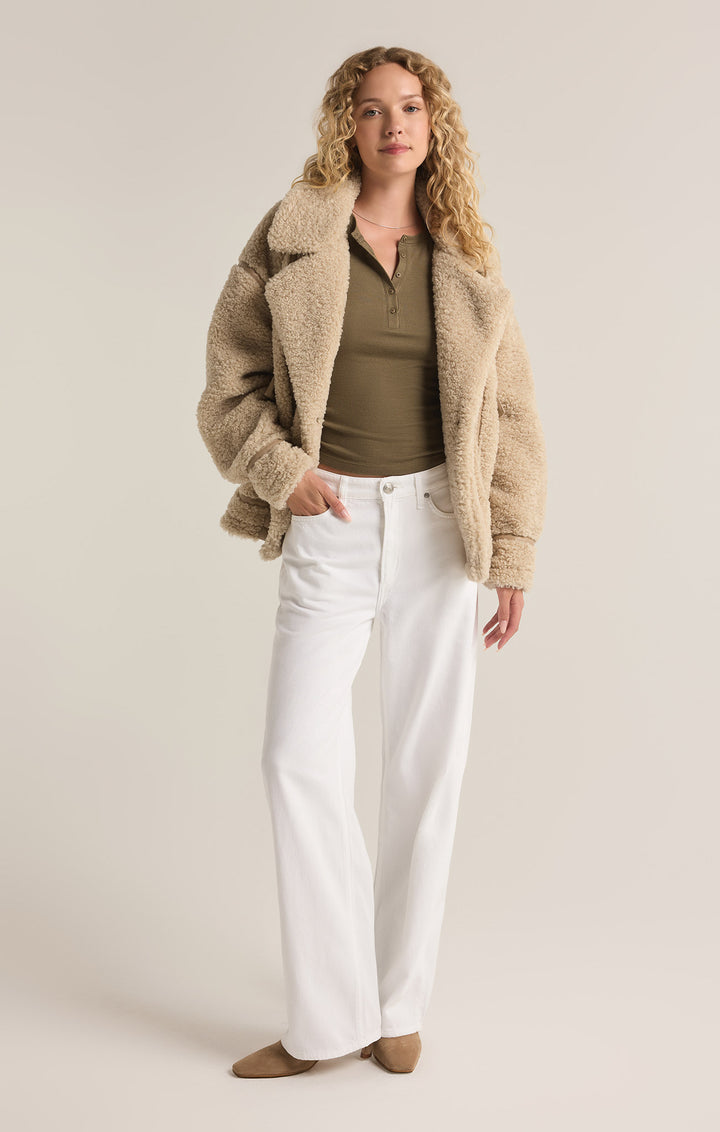 Z Supply Ari Sherpa Coat (Women&