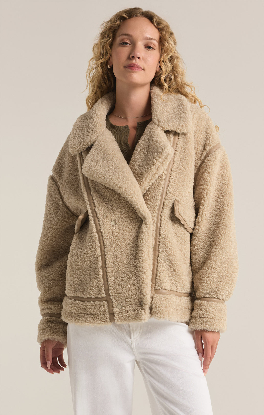 Z Supply Ari Sherpa Coat (Women&