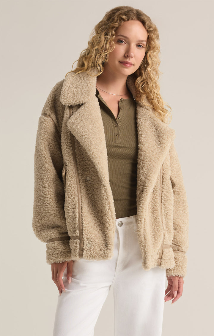 Z Supply Ari Sherpa Coat (Women&