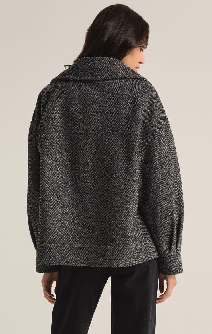 Z Supply Ari Herringbone Coat (Women&