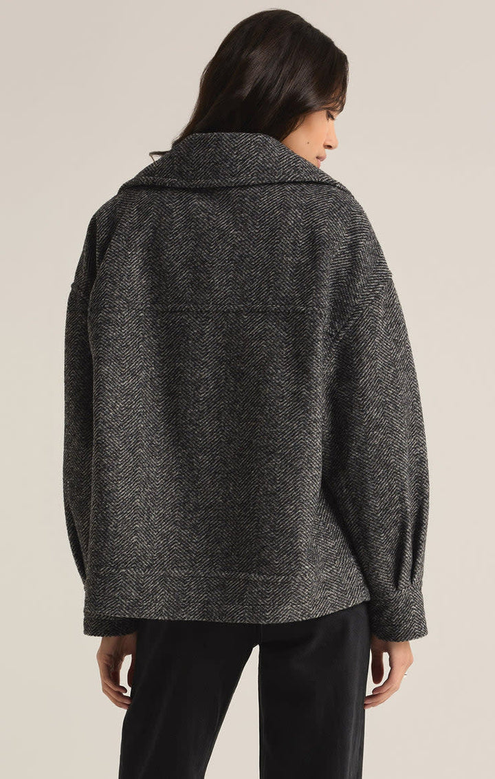 Z Supply Ari Herringbone Coat (Women&