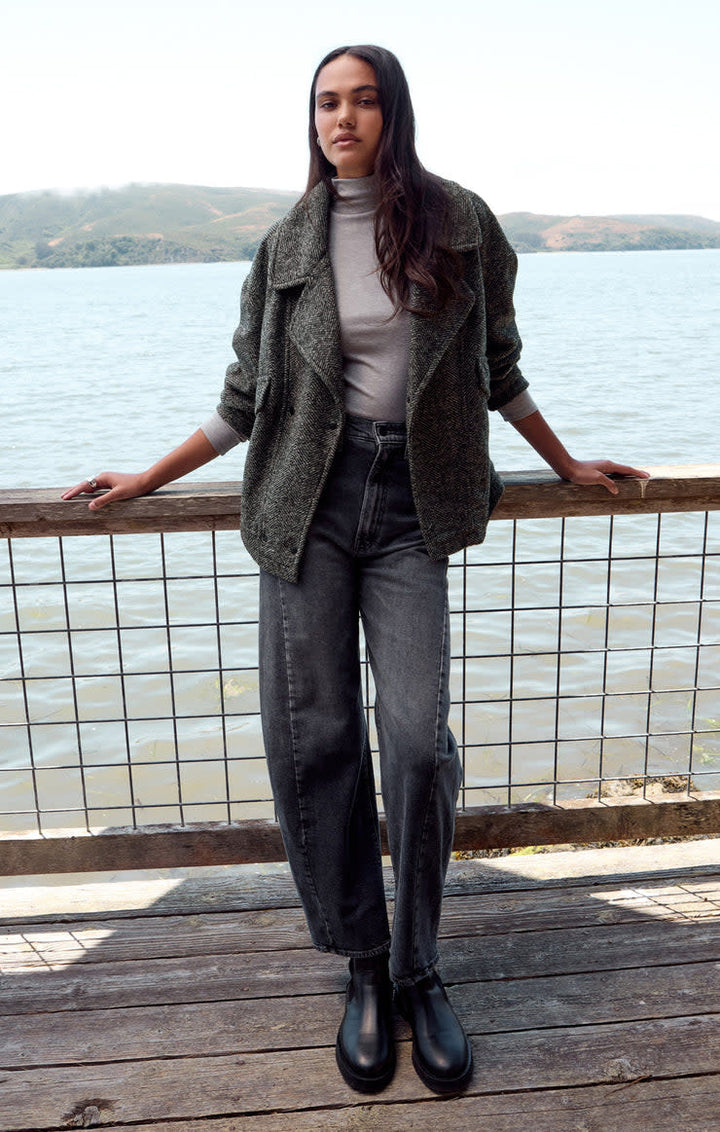 Z Supply Ari Herringbone Coat (Women&
