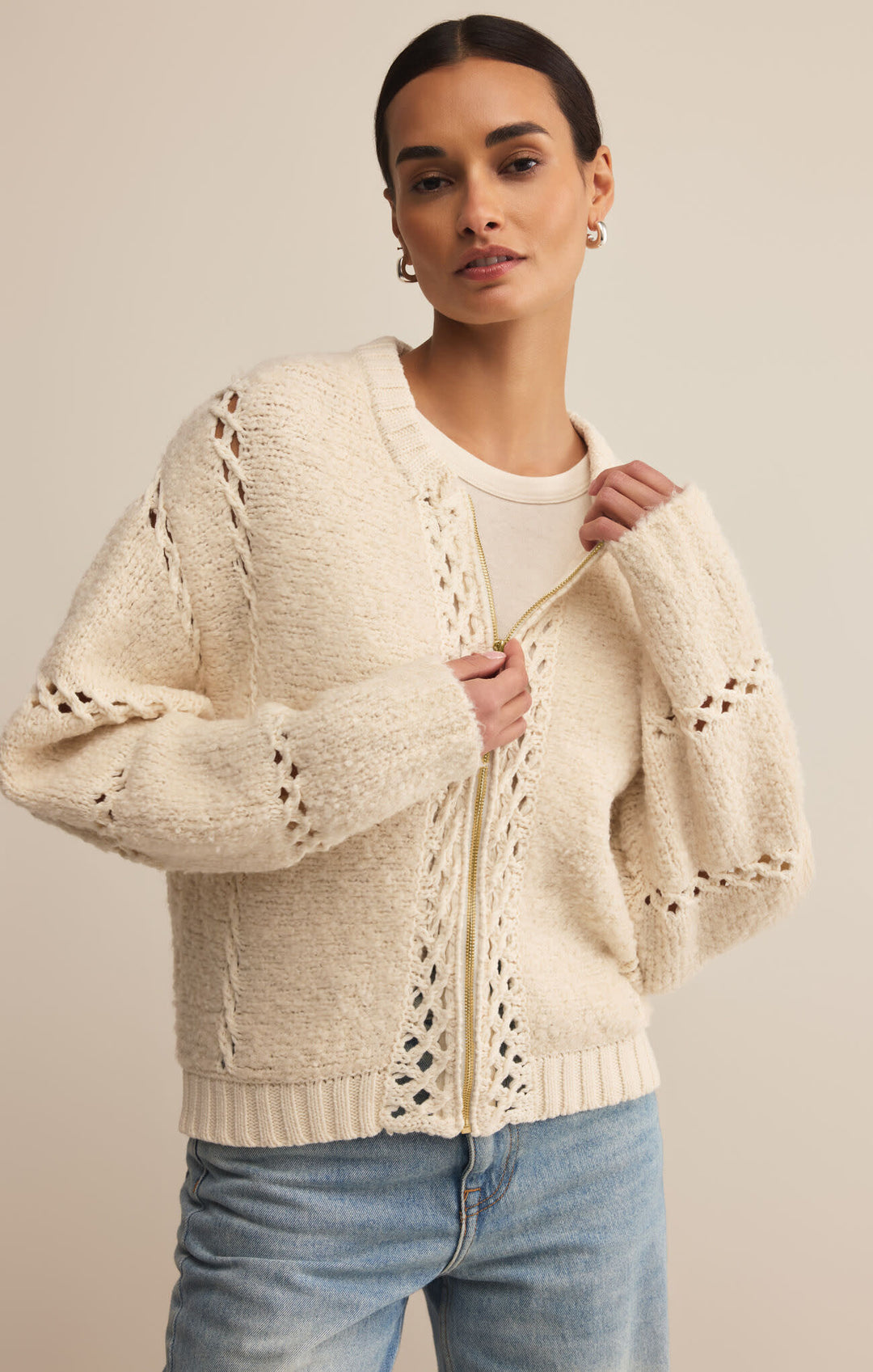 Z Supply Sundance Sweater Jacket (Women&