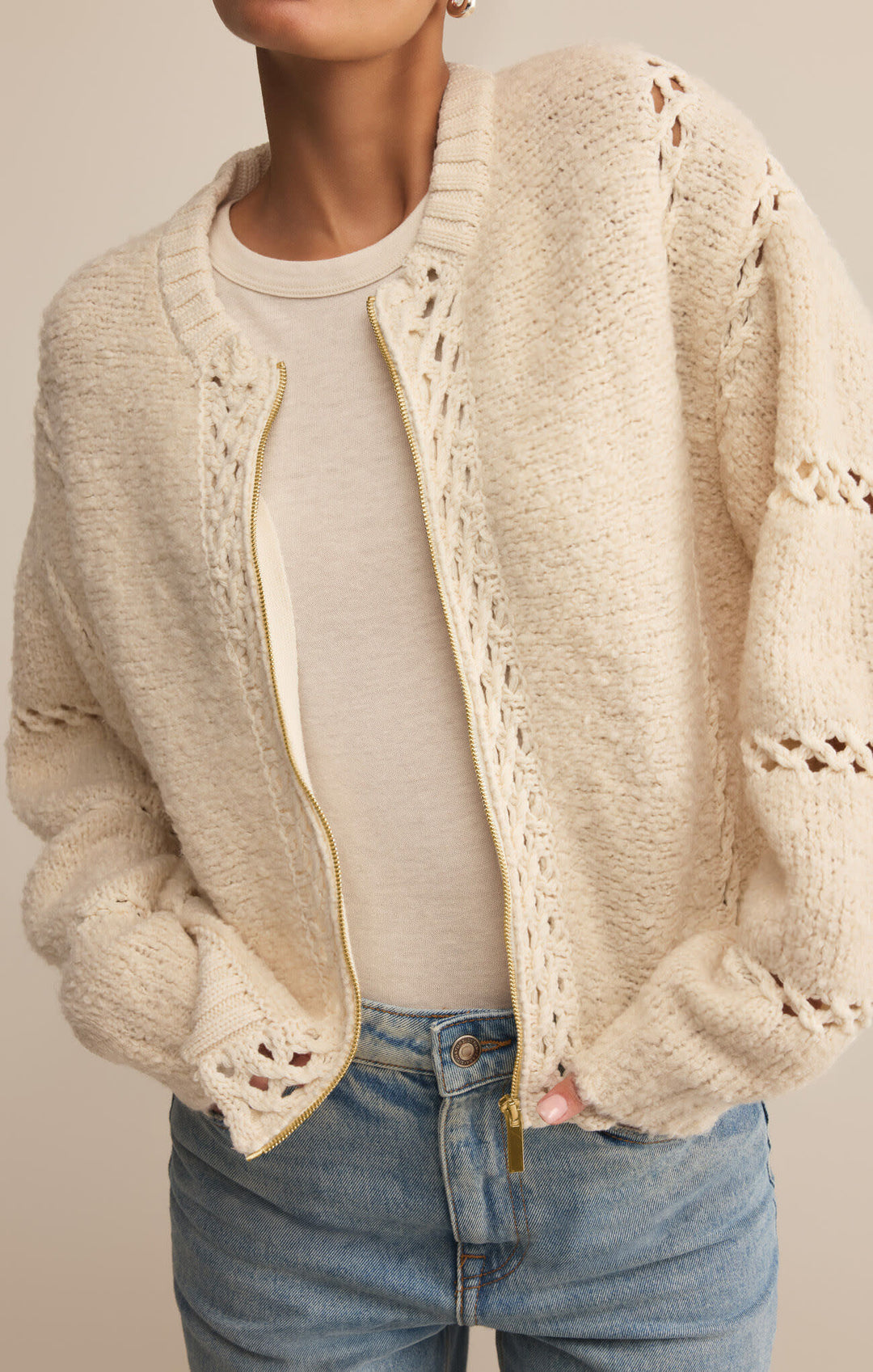 Z Supply Sundance Sweater Jacket (Women&