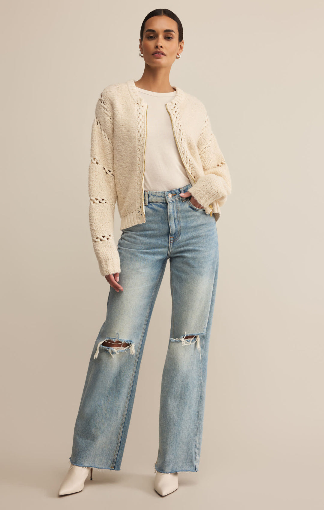 Z Supply Sundance Sweater Jacket (Women&