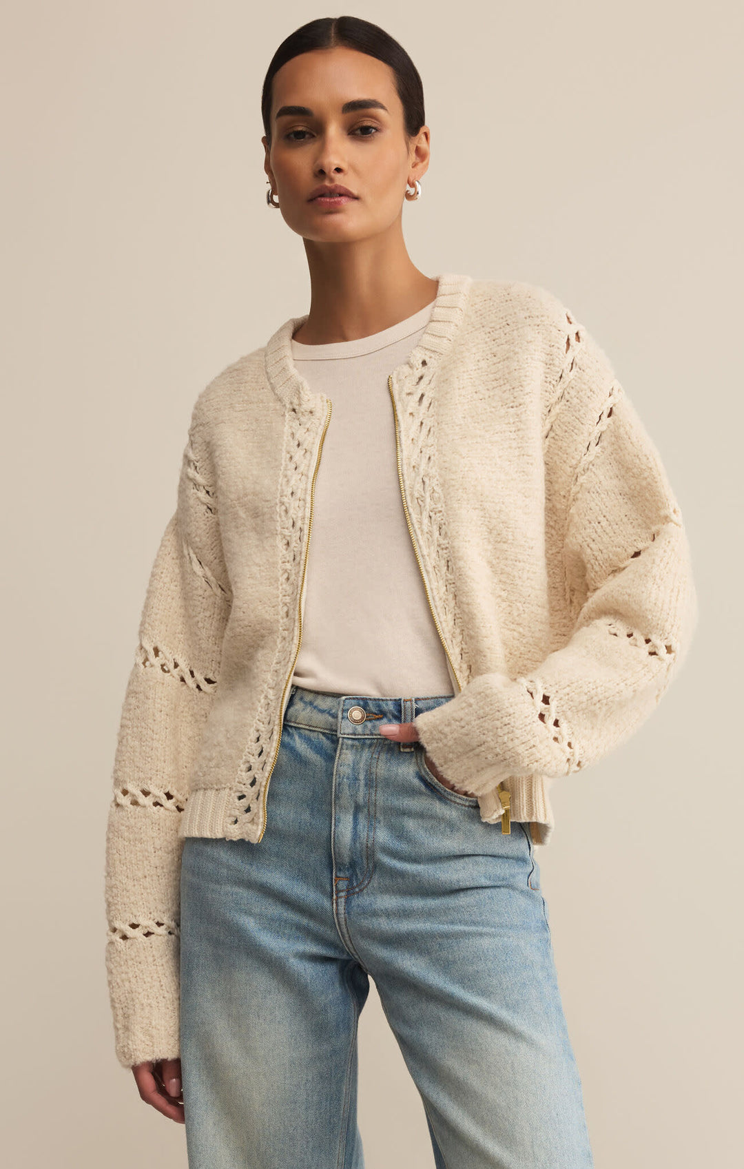 Z Supply Sundance Sweater Jacket (Women&