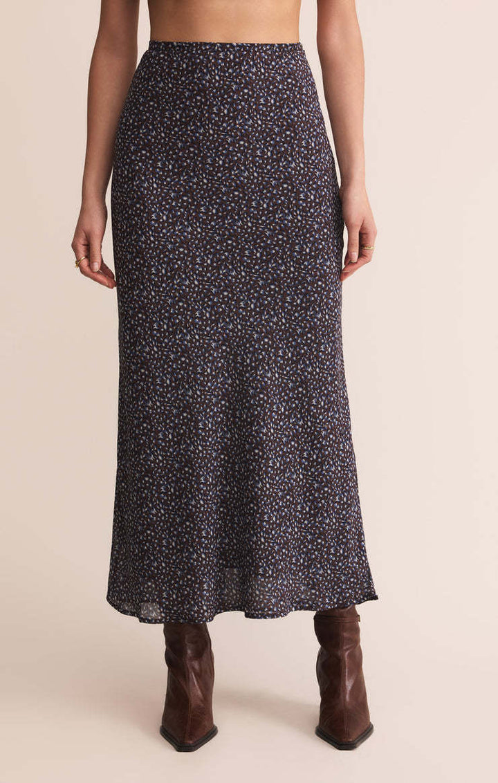Z Supply Yelena Aspen Floral Maxi Skirt | Java