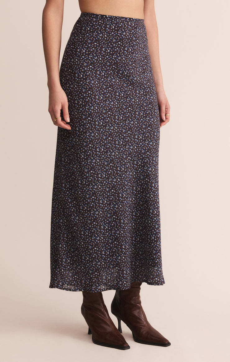 Z Supply Yelena Aspen Floral Maxi Skirt | Java