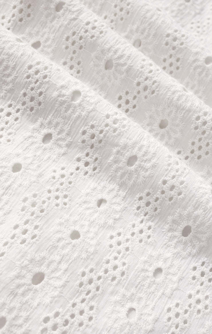 Z Supply Bria Eyelet Skirt | White