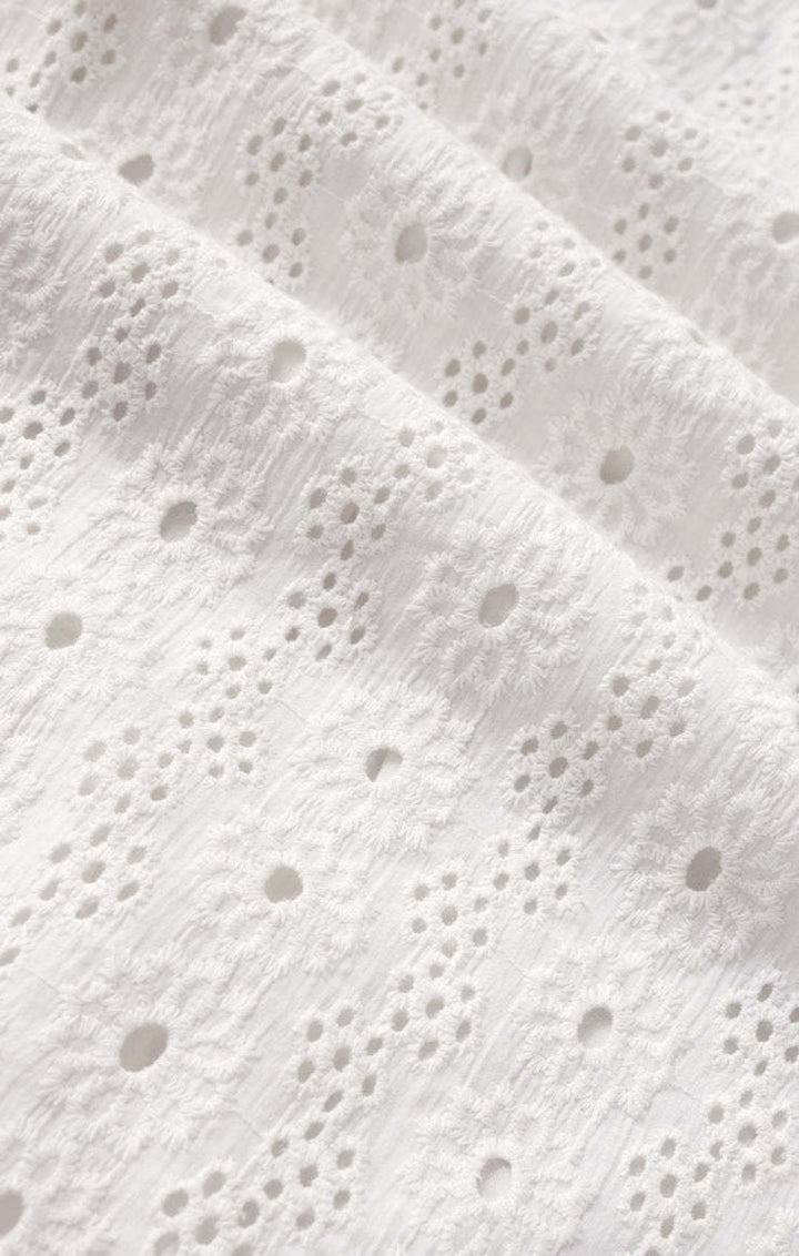 Z Supply Bria Eyelet Skirt | White