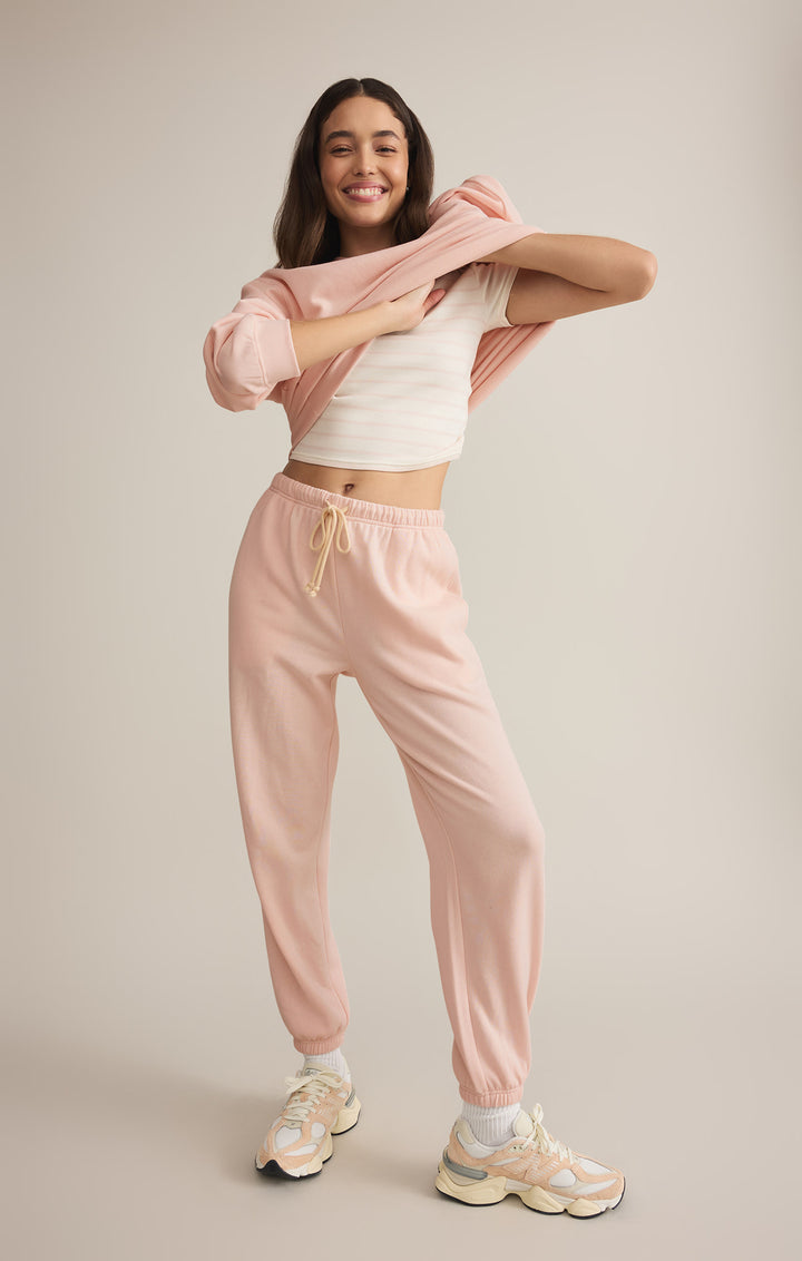 Z Supply Stadium Jogger | Pink Salt