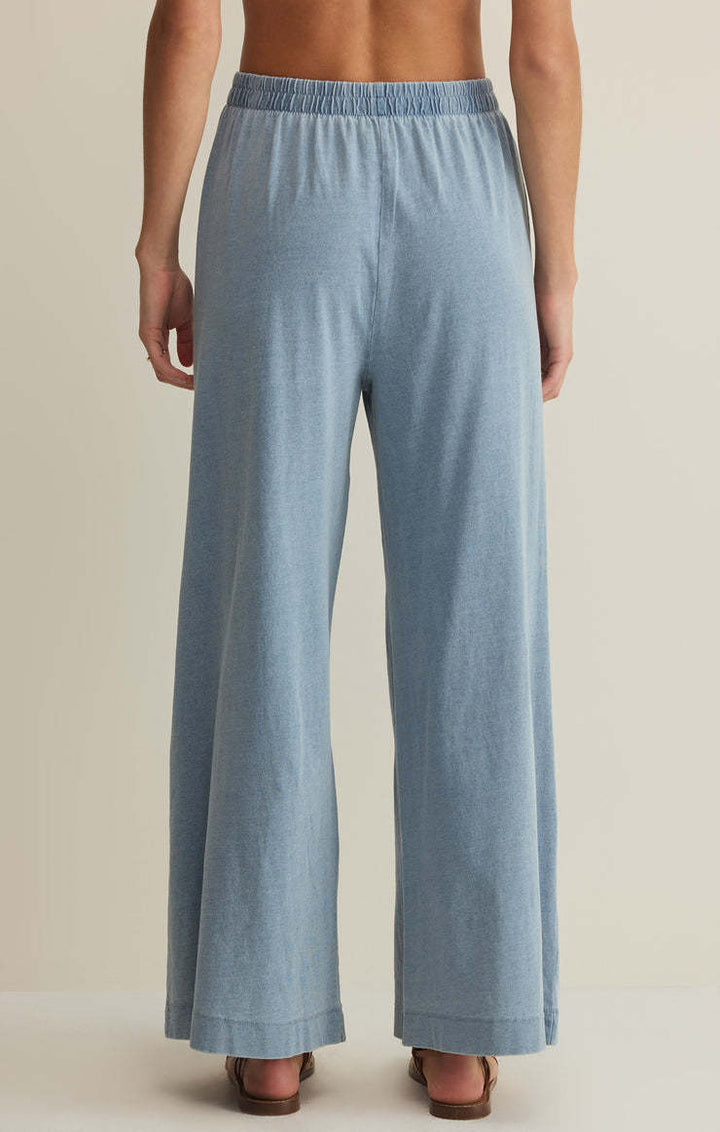 Z Supply Scout Jersey Denim Pant | Ocean Air Indigo