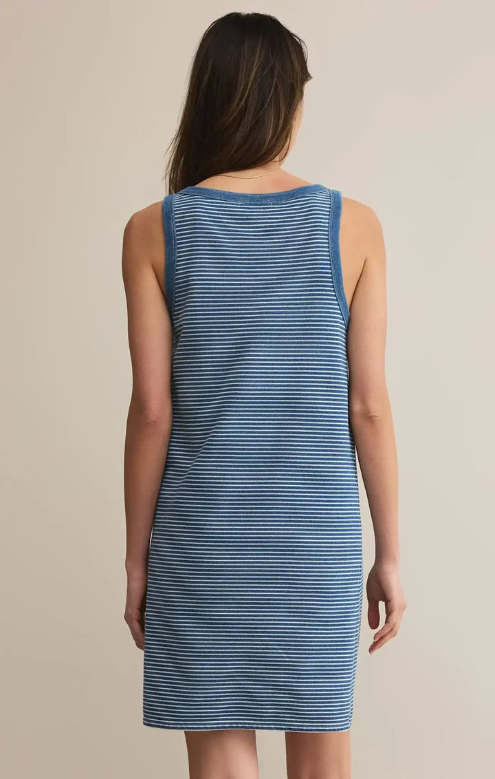 Z Supply Mathis Striped Mini Dress | Vintage Indigo