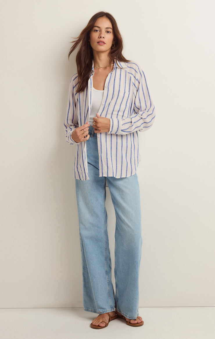 Z Supply Perfect Line Top | Palace Blue