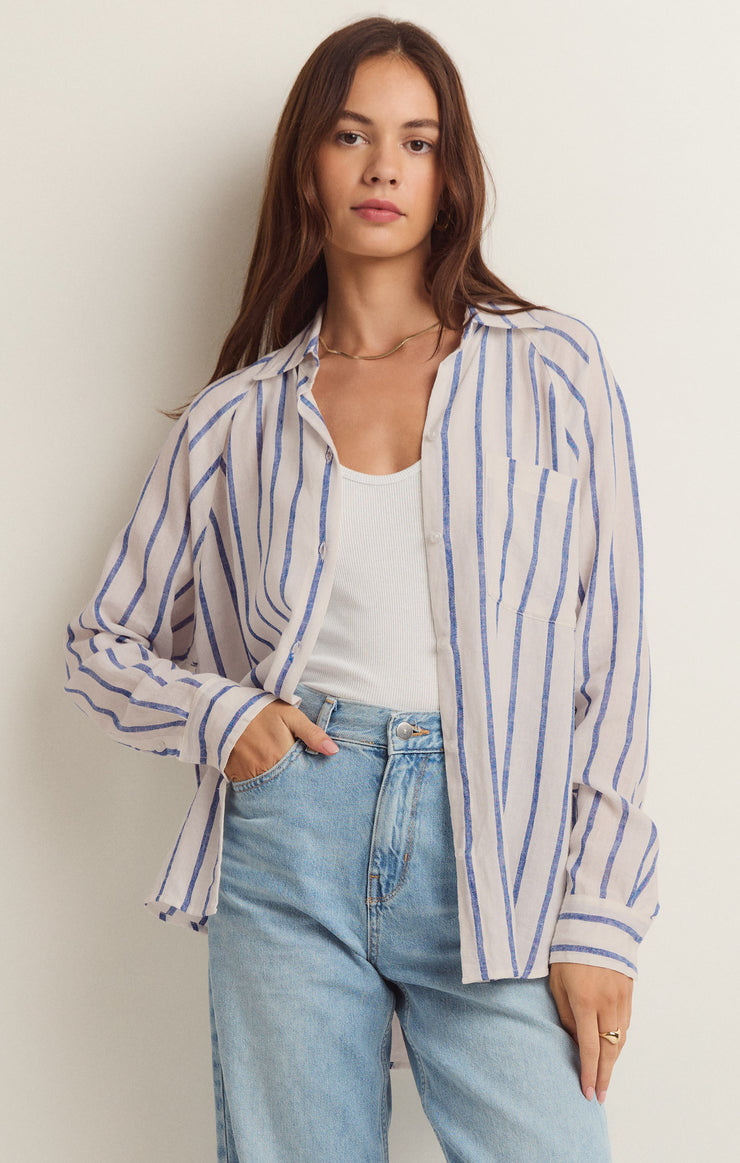 Z Supply Perfect Line Top | Palace Blue