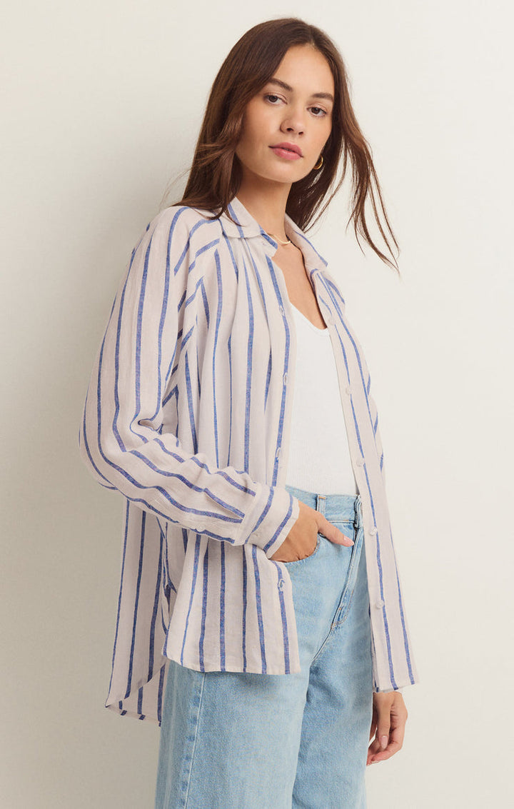 Z Supply Perfect Line Top | Palace Blue