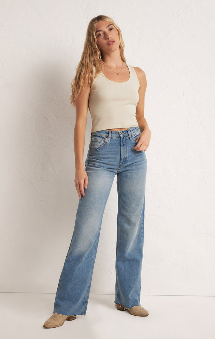 Z Supply Essy Rib Top Tee (Women&